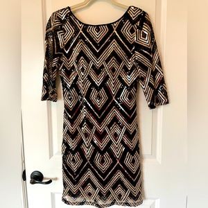 Gorgeous Sequin Dress- L but runs small, Fits size M